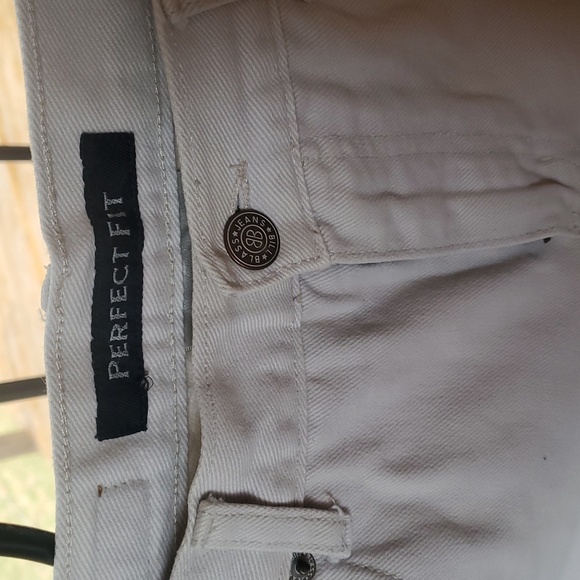 Bill Blass Jeans Stretch Perfect Fit Sz 6 Cream High Waisted Jeans - Picture 3 of 12